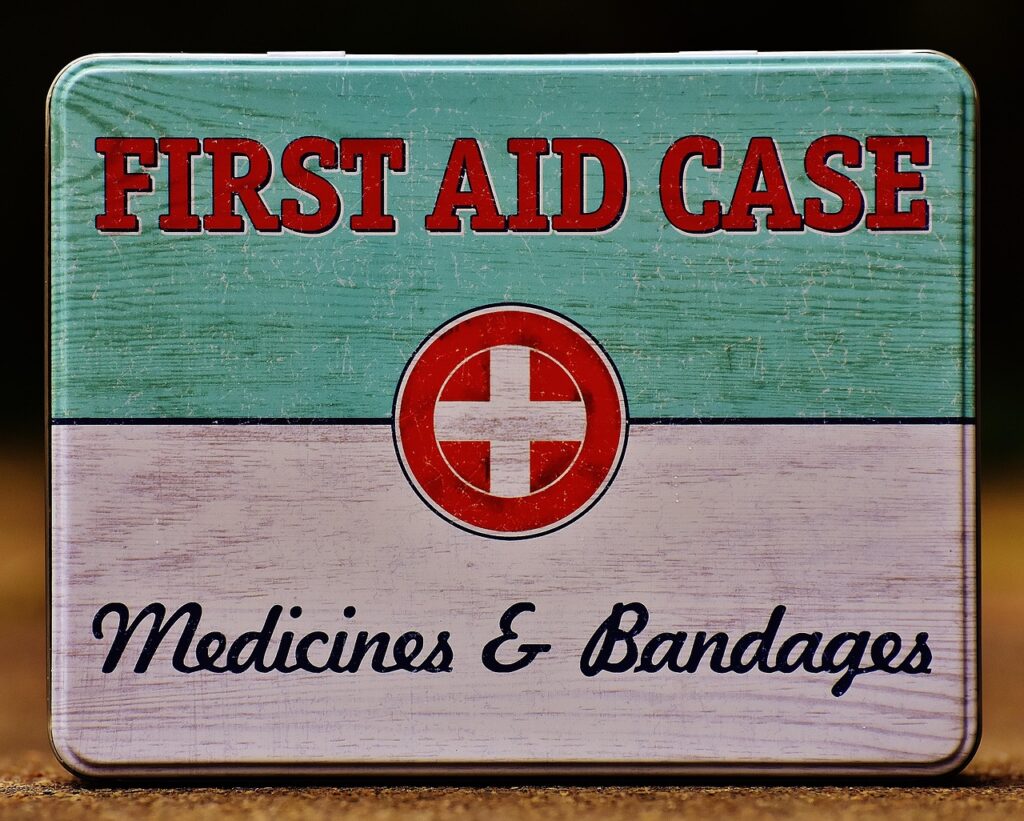 first aid, can, tin can, sheet, coloured, metal cans, metal, emergency, medicine cabinet, first aid, first aid, first aid, first aid, first aid
